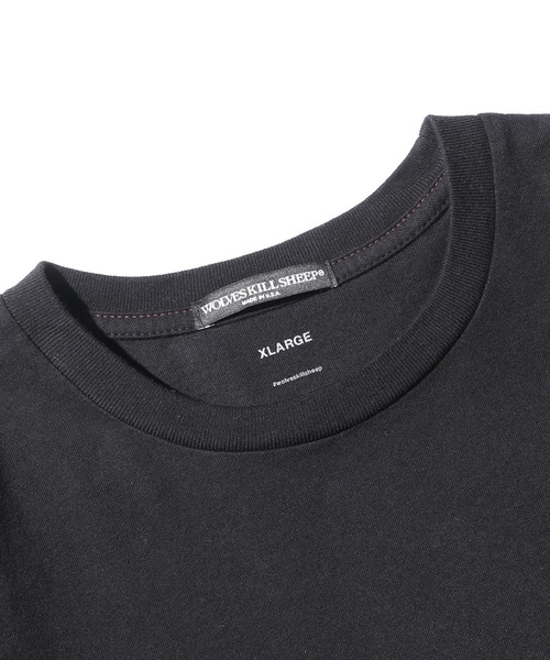WOLVES KILL SHEEP(ウルヴスキルシープ)の「WOLVES KILL SHEEP/ウルブスキルシープ BAD WOLF SS T-SHIRT ウルフプリントTシャツ(Tシャツ/カットソー・メンズ・ブラック/ホワイト・M/L/XL)」の5枚目の写真