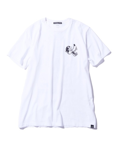 WOLVES KILL SHEEP(ウルヴスキルシープ)の「WOLVES KILL SHEEP/ウルブスキルシープ BAD WOLF SS T-SHIRT ウルフプリントTシャツ(Tシャツ/カットソー・メンズ・ブラック/ホワイト・M/L/XL)」の15枚目の写真