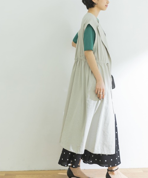 URBAN RESEARCH（アーバンリサーチ）の「ドロストロングジレ（ベスト・レディース・イエロー/グレー系その他・FREE）」の5枚目の写真