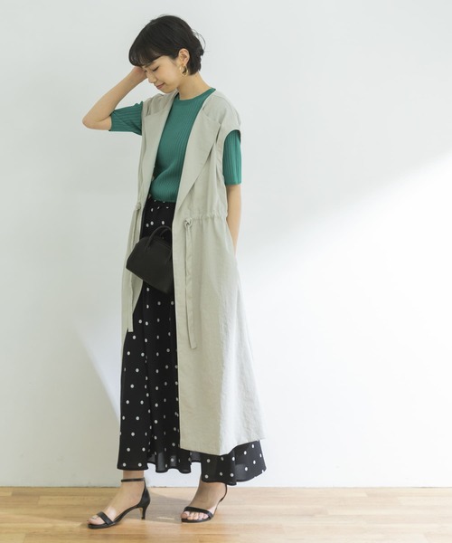 URBAN RESEARCH（アーバンリサーチ）の「ドロストロングジレ（ベスト・レディース・イエロー/グレー系その他・FREE）」の7枚目の写真