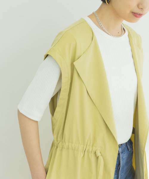 URBAN RESEARCH（アーバンリサーチ）の「ドロストロングジレ（ベスト・レディース・イエロー/グレー系その他・FREE）」の12枚目の写真