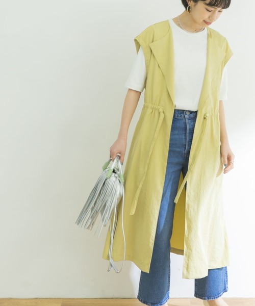 URBAN RESEARCH（アーバンリサーチ）の「ドロストロングジレ（ベスト・レディース・イエロー/グレー系その他・FREE）」の17枚目の写真