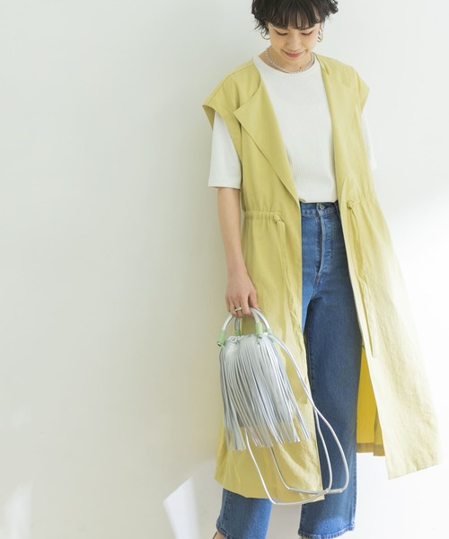 URBAN RESEARCH（アーバンリサーチ）の「ドロストロングジレ（ベスト・レディース・イエロー/グレー系その他・FREE）」の18枚目の写真