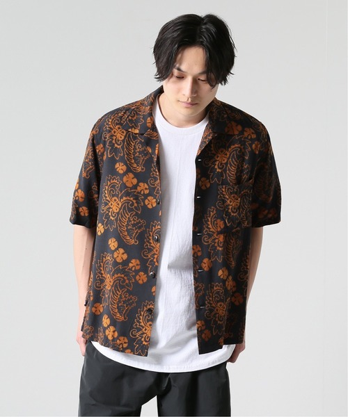 Jams（ジャムス）の「【JAMS/ジャムズ】別注 柄シャツ（シャツ/ブラウス・メンズ・チャコールグレー/ベージュ/ネイビー/ブラック系その他・MEDIUM/LARGE）」の2枚目の写真