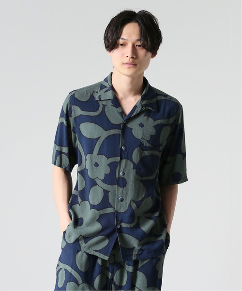 Jams（ジャムス）の「【JAMS/ジャムズ】別注 柄シャツ（シャツ/ブラウス・メンズ・チャコールグレー/ベージュ/ネイビー/ブラック系その他・MEDIUM/LARGE）」の4枚目の写真