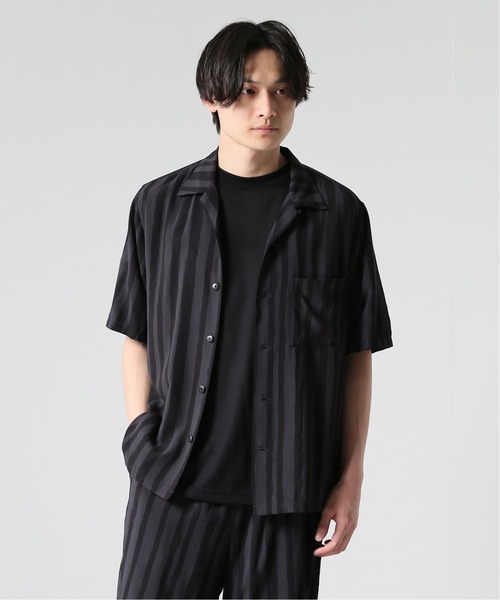 Jams（ジャムス）の「【JAMS/ジャムズ】別注 柄シャツ（シャツ/ブラウス・メンズ・チャコールグレー/ベージュ/ネイビー/ブラック系その他・MEDIUM/LARGE）」の3枚目の写真