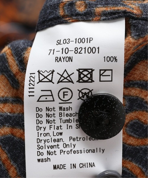 Jams（ジャムス）の「【JAMS/ジャムズ】別注 柄シャツ（シャツ/ブラウス・メンズ・チャコールグレー/ベージュ/ネイビー/ブラック系その他・MEDIUM/LARGE）」の17枚目の写真