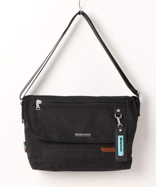 Bianchi（ビアンキ）の「Bianchi ビアンキ メッセンジャーバッグ LBRY-02（ショルダーバッグ・メンズ・ネイビー/ブラック/レッド・ONE SIZE）」の11枚目の写真