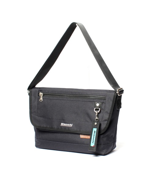 Bianchi（ビアンキ）の「Bianchi ビアンキ メッセンジャーバッグ LBRY-02（ショルダーバッグ・メンズ・ネイビー/ブラック/レッド・ONE SIZE）」の15枚目の写真