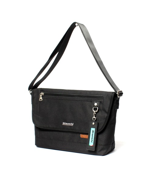 Bianchi（ビアンキ）の「Bianchi ビアンキ メッセンジャーバッグ LBRY-02（ショルダーバッグ・メンズ・ネイビー/ブラック/レッド・ONE SIZE）」の14枚目の写真
