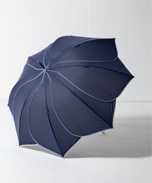 because（ビコーズ）の「【because】 まるで花びらに包まれるようなひとときを。一輪の花が咲き誇るような優美なフォルムが魅力の「パイピングフラワーアンブレラ」（長傘）」