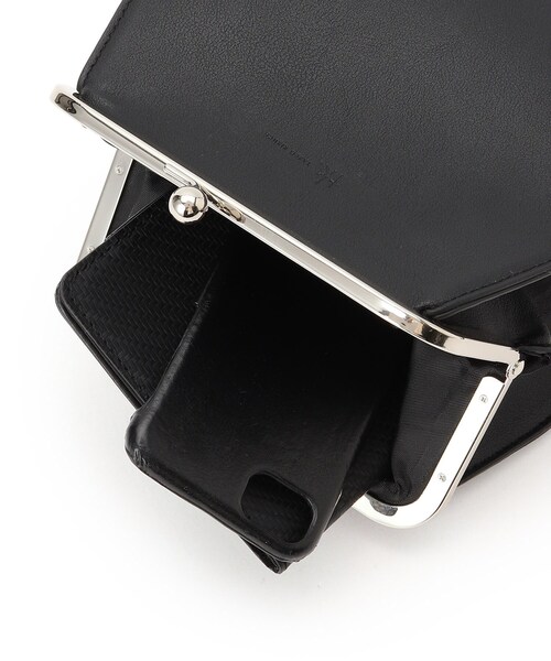 tk.TAKEO KIKUCHI（ティーケータケオキクチ）の「◆gamaguchiショルダーバッグ（ショルダーバッグ・メンズ・ブラック/ベージュ・00）」の5枚目の写真