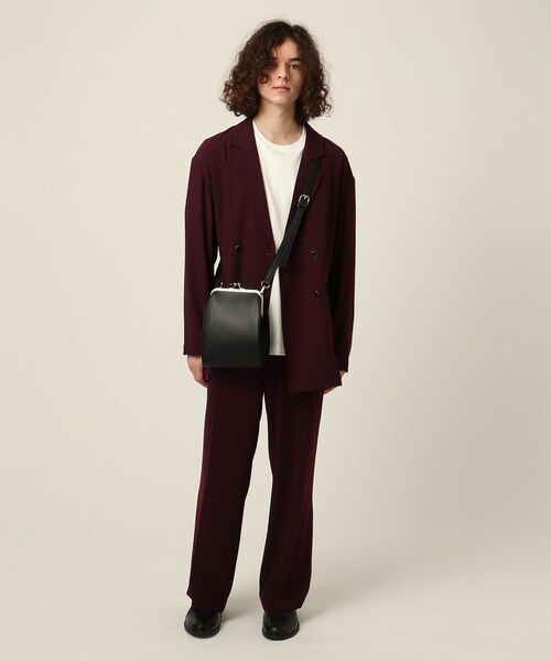 tk.TAKEO KIKUCHI（ティーケータケオキクチ）の「◆gamaguchiショルダーバッグ（ショルダーバッグ・メンズ・ブラック/ベージュ・00）」の7枚目の写真