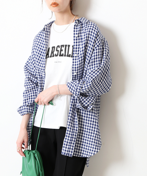 SLOBE IENA（スローブイエナ）の「リネンレギュラーシャツ