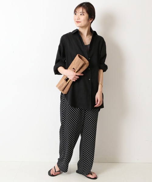 SLOBE IENA（スローブイエナ）の「リネンレギュラーシャツ