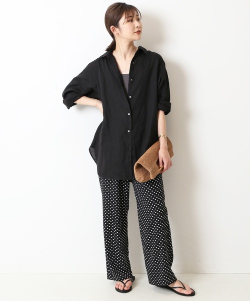 SLOBE IENA（スローブイエナ）の「リネンレギュラーシャツ