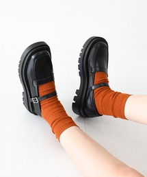NOFALL | 厚底ワンストラップローファー(ローファー)
