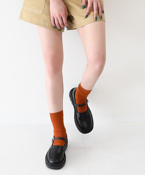 NOFALL(ノーフォール)の「厚底ワンストラップローファー(ローファー・レディース・ブラック系その他/ブラック・LL/M/3L/L/S)」の9枚目の写真