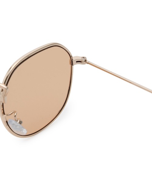 ADAM ET ROPE'（アダムエロペ）の「クラシックメタルフレーム (ファッション用グラス)（サングラス・レディース・ブラック/ダークブラウン・FREE）」の10枚目の写真