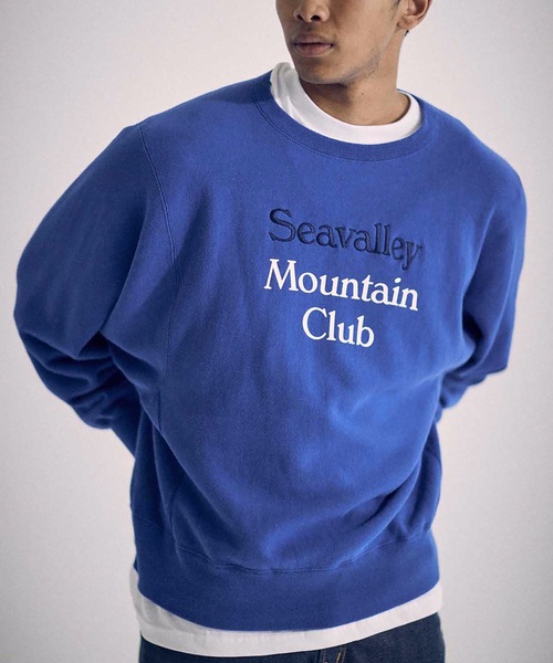 SEA シー　seavalley Mountain Club スウェット SEA Seavalley Mountain Club 70's HOODED SWEATSHIRT