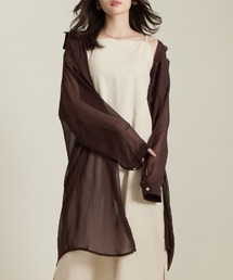 シアービックシルエットロングシャツ