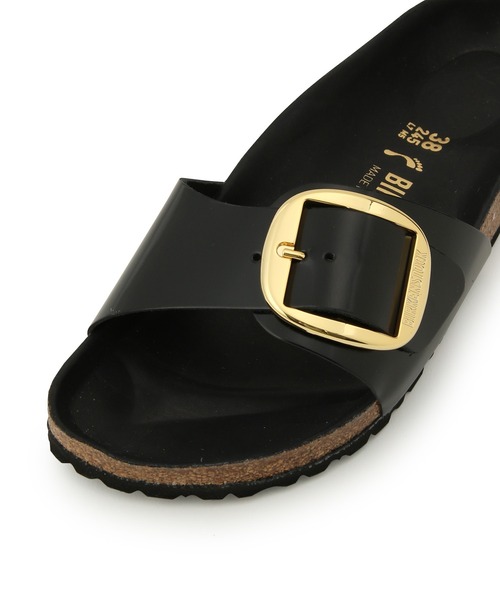 BIRKENSTOCK(ビルケンシュトック)の「【BIRKENSTOCK】MADRID BIG BUCKLE PATENT(サンダル・レディース・ブラック・38/36/37)」の3枚目の写真