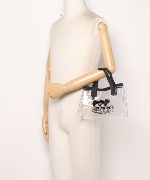 チャイハネ（チャイハネ）の「【チャイハネ】トンタローサウナビニールミニバッグ（トートバッグ・レディース・ブラック/ブルー/グリーン・FREE）」の4枚目の写真