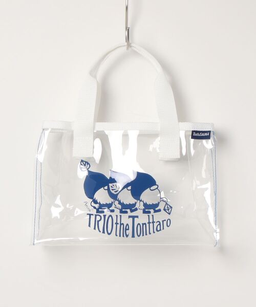 チャイハネ（チャイハネ）の「【チャイハネ】トンタローサウナビニールミニバッグ（トートバッグ・レディース・ブラック/ブルー/グリーン・FREE）」の12枚目の写真