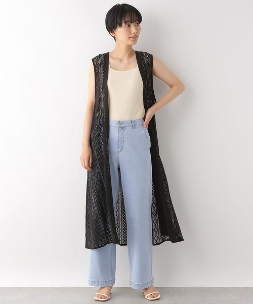 LEPSIM（レプシィム）の「ソフトバギーパンツ2　287686（デニムパンツ・レディース・ブルー/グレイッシュベージュ/ライトブルー・MEDIUM/LARGE）」の19枚目の写真