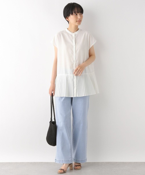 LEPSIM（レプシィム）の「ソフトバギーパンツ2　287686（デニムパンツ・レディース・ブルー/グレイッシュベージュ/ライトブルー・MEDIUM/LARGE）」の17枚目の写真