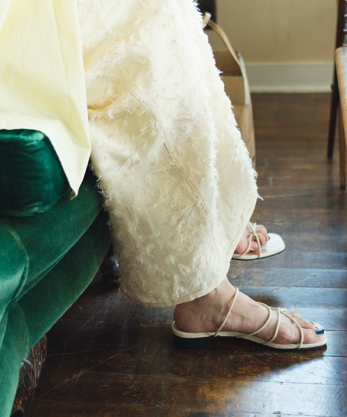 Kastane（カスタネ）の「【サイズ展開あり】リバーシブルジャガードIラインスカート（スカート・レディース・グリーン/アイボリー/ブラック・1/0）」の22枚目の写真