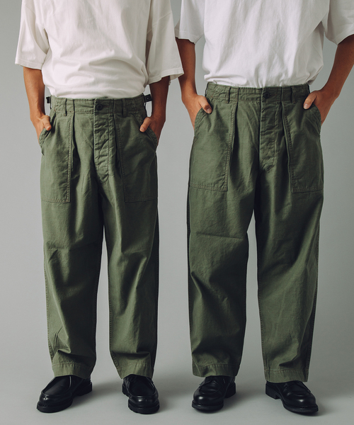 JOURNAL STANDARD（ジャーナルスタンダード）の「【VSシリーズ】 バックサテンベイカー バルーンパンツ（カーゴパンツ・メンズ・カーキ・MEDIUM/LARGE）」の13枚目の写真