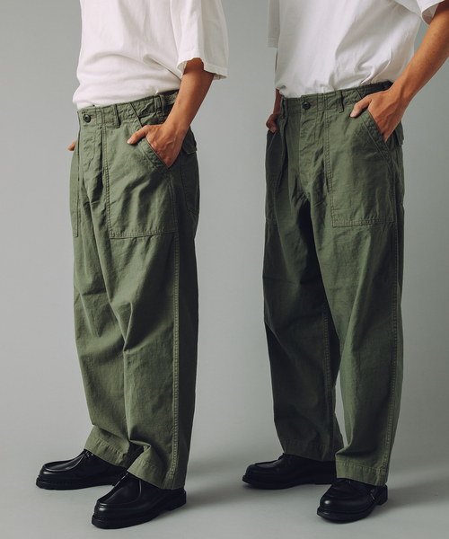 JOURNAL STANDARD（ジャーナルスタンダード）の「【VSシリーズ】 バックサテンベイカー バルーンパンツ（カーゴパンツ・メンズ・カーキ・MEDIUM/LARGE）」の15枚目の写真