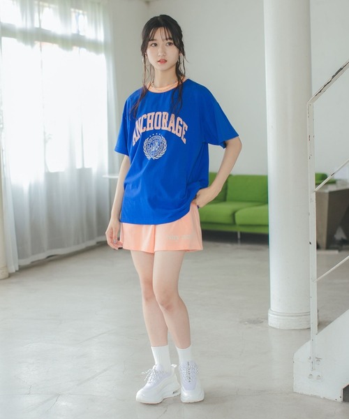 repipi armario(レピピ アルマリオ)の「ロゴスウェットショートパンツ(スウェットパンツ・キッズ・ピンク/杢グレー/スミクロ・SMALL/MEDIUM/LARGE)」の15枚目の写真