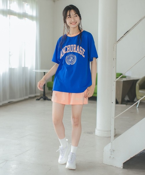 repipi armario(レピピ アルマリオ)の「ロゴスウェットショートパンツ(スウェットパンツ・キッズ・ピンク/杢グレー/スミクロ・SMALL/MEDIUM/LARGE)」の16枚目の写真