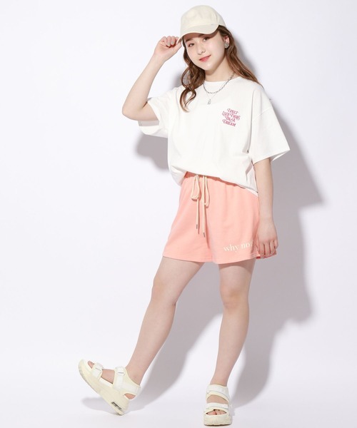 repipi armario(レピピ アルマリオ)の「ロゴスウェットショートパンツ(スウェットパンツ・キッズ・ピンク/杢グレー/スミクロ・SMALL/MEDIUM/LARGE)」の17枚目の写真