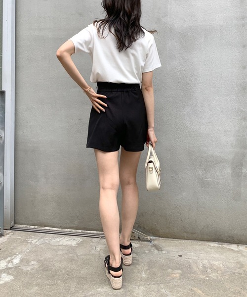 OLIVE des OLIVE(オリーブデオリーブ)の「ボックスプリーツショートパンツ(その他パンツ・レディース・キャメル/ブラック/アイボリー・FREE)」の12枚目の写真