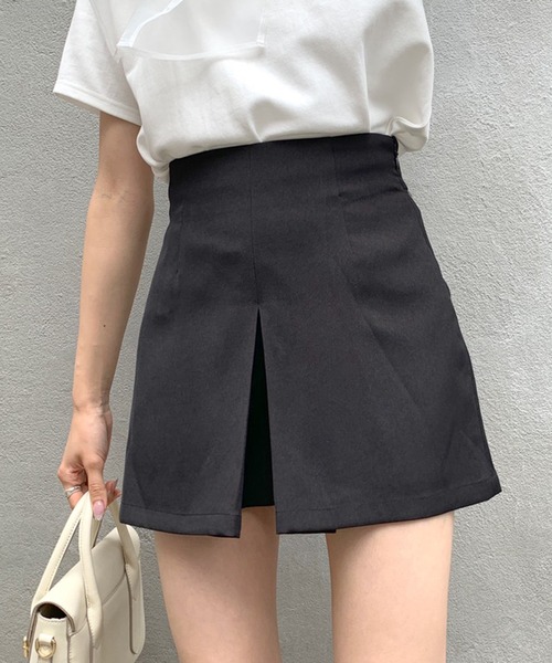 OLIVE des OLIVE(オリーブデオリーブ)の「ボックスプリーツショートパンツ(その他パンツ・レディース・キャメル/ブラック/アイボリー・FREE)」の13枚目の写真
