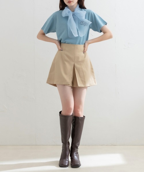 OLIVE des OLIVE(オリーブデオリーブ)の「ボックスプリーツショートパンツ(その他パンツ・レディース・キャメル/ブラック/アイボリー・FREE)」の16枚目の写真