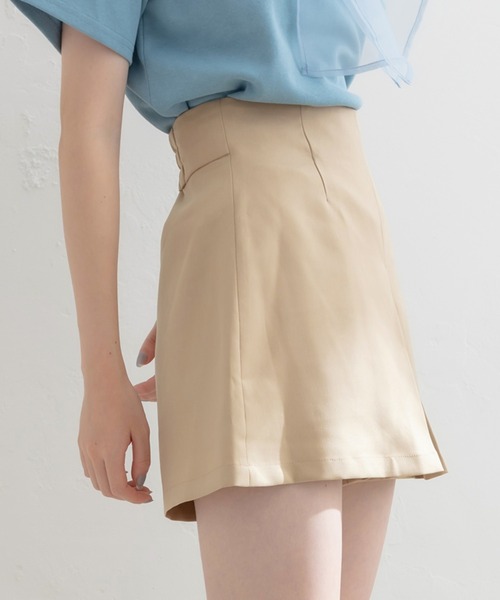 OLIVE des OLIVE(オリーブデオリーブ)の「ボックスプリーツショートパンツ(その他パンツ・レディース・キャメル/ブラック/アイボリー・FREE)」の20枚目の写真
