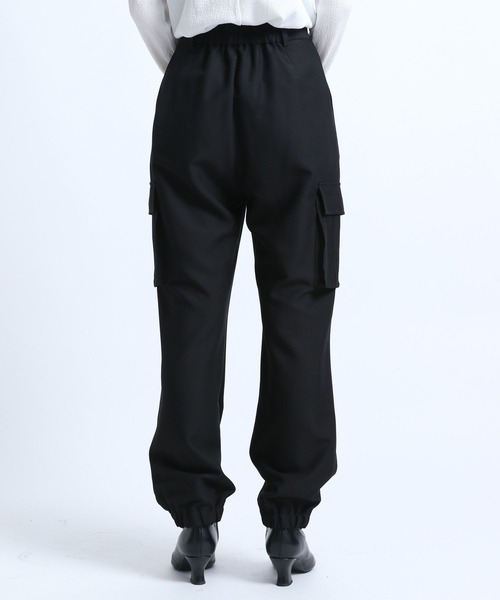 eL(エル)の「【eL】Cargo Jogger Pants/156728(カーゴパンツ・レディース・ブラック/カーキ・FREE)」の15枚目の写真