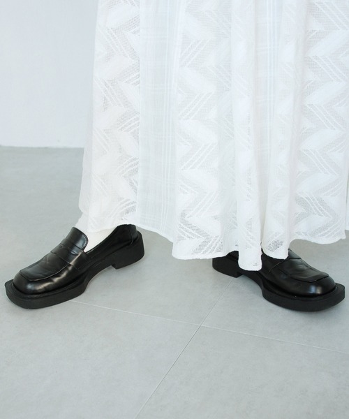 Crisp（クリスプ）の「プラットフォームローファー（ローファー・レディース・ブラック・23.5cm/24.0cm）」の13枚目の写真