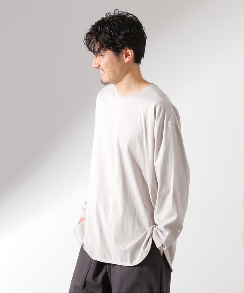JOURNAL STANDARD relume（ジャーナルスタンダード　レリューム）の「レイヤードロングスリーブTシャツ（Tシャツ/カットソー・メンズ・ホワイト/チャコールグレー/ベージュ系その他/オリーブ/レンガ・SMALL/MEDIUM/LARGE/X-LARGE）」の11枚目の写真