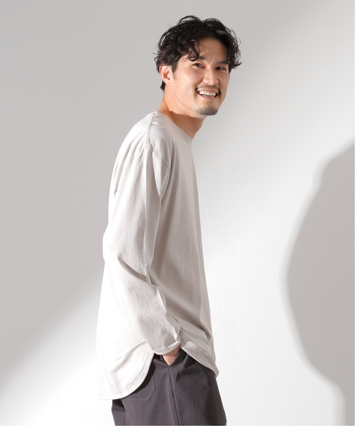 JOURNAL STANDARD relume（ジャーナルスタンダード　レリューム）の「レイヤードロングスリーブTシャツ（Tシャツ/カットソー・メンズ・ホワイト/チャコールグレー/ベージュ系その他/オリーブ/レンガ・SMALL/MEDIUM/LARGE/X-LARGE）」の13枚目の写真