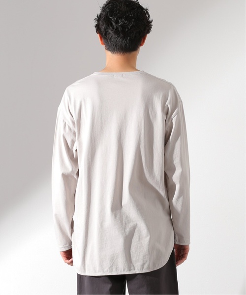 JOURNAL STANDARD relume（ジャーナルスタンダード　レリューム）の「レイヤードロングスリーブTシャツ（Tシャツ/カットソー・メンズ・ホワイト/チャコールグレー/ベージュ系その他/オリーブ/レンガ・SMALL/MEDIUM/LARGE/X-LARGE）」の16枚目の写真
