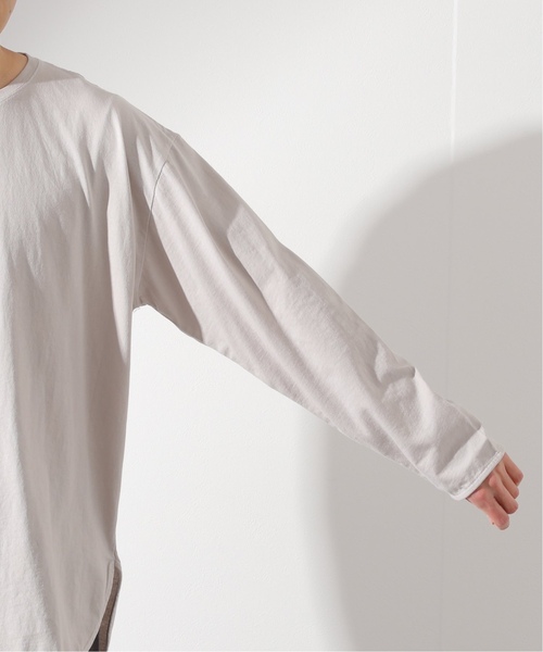 JOURNAL STANDARD relume（ジャーナルスタンダード　レリューム）の「レイヤードロングスリーブTシャツ（Tシャツ/カットソー・メンズ・ホワイト/チャコールグレー/ベージュ系その他/オリーブ/レンガ・SMALL/MEDIUM/LARGE/X-LARGE）」の19枚目の写真