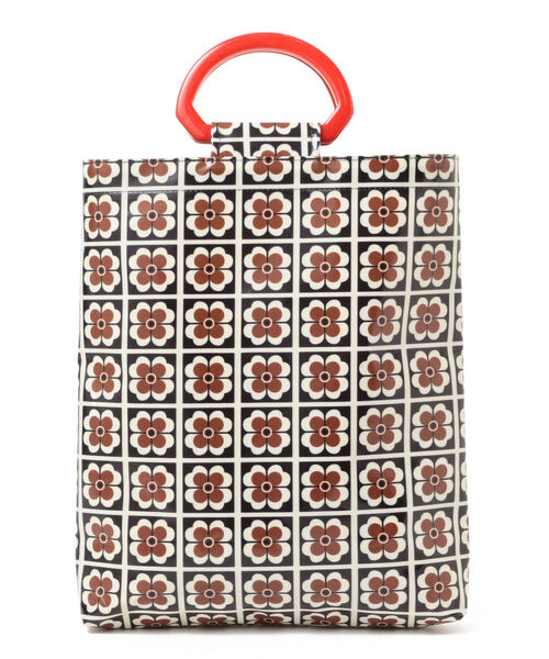 Ray BEAMS(レイビームス)の「Casselini × Ray BEAMS / 別注 テキスタイル バッグ(トートバッグ・レディース・ミント/ブラック・ONE SIZE)」の18枚目の写真