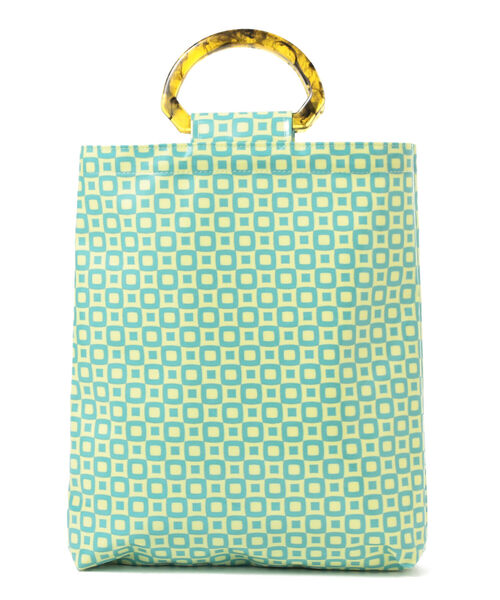 Ray BEAMS(レイビームス)の「Casselini × Ray BEAMS / 別注 テキスタイル バッグ(トートバッグ・レディース・ミント/ブラック・ONE SIZE)」の19枚目の写真