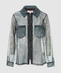 MASU | ZIP-UP MARBLE BANDANA SHIRT(シャツ/ブラウス)