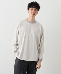EDIFICE LA BOUCLE | 【LA BOUCLE / ラブークル】アルビニスタスムース クルーネック 長袖Tシャツ(Tシャツ/カットソー)